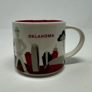 Starbucks You Are Here Collection Oklahoma Coffee Mug Tea Cup 2016 14 OZ